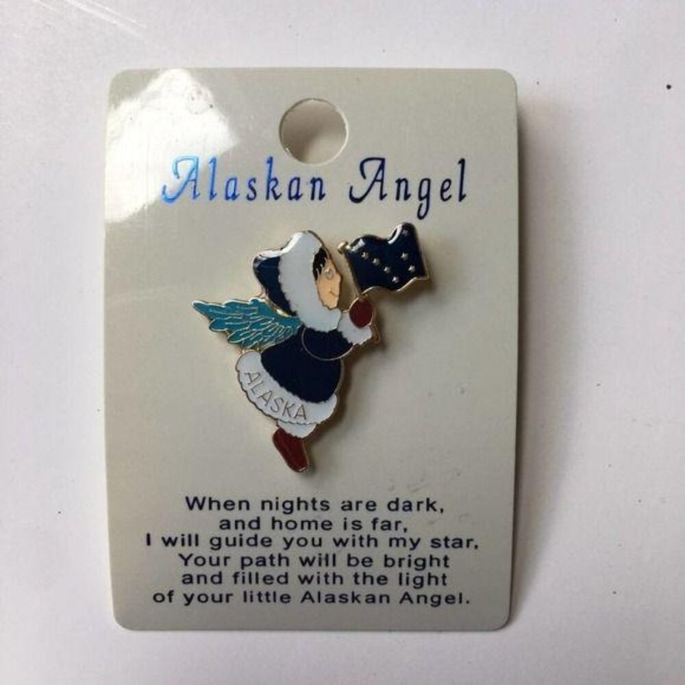 New Alaskan Angel Pin Brooch